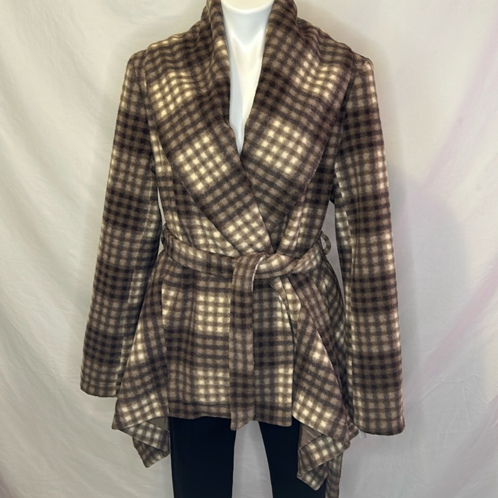 Maurices Brown and Cream Teddy Jacket Cozy Chic Outerwear